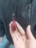 蔓笙朱砂吊坠项链女本命年护身符双龙护主男女款锁骨链挂饰生日礼物 项链【精美礼盒】 实拍图