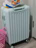袋鼠（KANGAROO）子母箱行李箱高颜值女小型轻便旅行箱拉杆箱拉杆箱男生密码登机箱 天蓝（916潮流款） 22英寸 实拍图