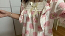 浪莎（LangSha）短袖睡衣女夏天薄款甜美日系可外穿ins短裤一公里家居服套装 实拍图