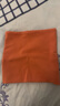 纯棉脖套男女士秋冬季防寒护颈套围脖冬季保暖假领子套头围巾百搭 橘橙色 双层棉 实拍图