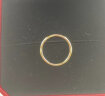 周大福 婚嫁素圈黄金戒指(工费120) 12号 约1.85g EOF1 实拍图