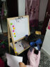 贝伦多实木幼儿园小学生儿童双面画板画架套装小黑板支架宝宝画画写字板 108cm原木双面画板 实拍图