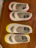 月星童鞋 日本进口幼儿园室内鞋 四季儿童帆布鞋男童小白鞋女孩居家鞋 黄色 内长15cm 适合脚长14.5cm 实拍图