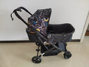 逗逗熊婴儿推车高景观减震手推车宝宝可坐可平躺婴儿双向折叠儿童手推车 奢华-深灰【四轮橡胶买一送八】 实拍图
