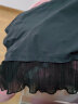 合彩美蕾丝花边辅料布料手工diy蕾丝边装饰品材料衣服裙边黑色珍珠下摆 黑色 单层宽约11cm两米 晒单实拍图
