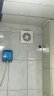 排气扇卫生间换气扇墙壁式浴室厨房抽风机排风扇强力圆形家用静音 8寸(升级送插头开关线) 实拍图