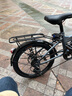 凤凰折叠自行车成人20寸男女式超轻便携变速免安装代驾可放后备箱单车 折叠车-神秘黑【免安装/送货上门】 禧玛诺7速 20英寸【推荐身高130-190CM】 禧玛诺7速【正新胎+可放后备箱】 实拍图