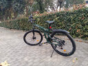 JEEP 吉普自行车折叠山地车前后双减震碟刹变速山地自行车-战神 战神LAND-心想事橙（可折叠+双减震） 24速26寸(适合身高1.6~1.80m） 实拍图