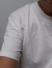 南极人（Nanjiren）两件装 男士短袖t恤夏季圆领黑白体恤T 纯色半袖上衣服打底衫男装CST01白+黑 L 实拍图