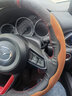 汽车方向盘套进口翻毛皮夏季吸汗防滑超薄汽车把套四季通用奔驰奥迪宝马奔驰本田特斯拉碳纤维方向盘套d型 棕色翻毛A款 实拍图
