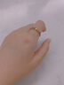 TURBOSUN韩版极细简约食指戒指女小猪尾戒关节指环网红潮情人节送女友礼物 极细光圈9#【玫瑰金色】 实拍图