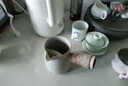 琦轩源围炉煮茶罐罐茶壶带盖单壶器具配件家用室内耐高温粗陶煮茶壶烤奶 黄汝窑启悦侧把壶(黄绳)  450ml 实拍图