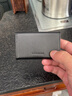 德国EHRENMANN名片夹 男女 商务 高档真皮名片盒 大容量超薄卡片包 名片卡包 黑色 实拍图