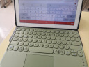 B.O.W 航世 HB252蓝牙键盘（超薄无线蓝牙键盘 可充电轻音ipad手机平板通用键盘） 圆帽单键盘【小糖豆绿】 触控加背光 实拍图