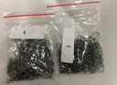 海科路亚别针连接器美式增强八字环强拉力配件葫芦钓鱼专用不锈钢转环 10号美式增强别针 50枚 实拍图