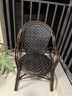 紫叶（ziye）藤椅三件套组合休闲藤编沙发编织户外茶桌椅竹藤小茶几阳台桌椅 实拍图
