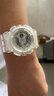 卡西欧（CASIO）Baby-g女表防震防水双显石英表多功能时尚运动学生礼物推荐 冰韧透明白BA-110CR-7A 实拍图
