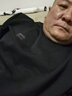 JEEP吉普卫衣男2026年春秋季新款圆领棉质大码宽松套头长袖T恤男装潮 黑色 4XL 建议195-215斤 实拍图