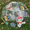 驻掌柜卡通透明儿童雨伞粉红猪小妹自动雨伞女孩男孩幼儿园小学生雨伞 汪汪队手柄透明雨伞4-10岁 实拍图