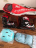 美洲狮（COUGAR）儿童轮滑护具 溜冰鞋自行车滑板平衡车头盔护膝护肘护掌 蓝色M码 晒单实拍图