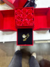 【中国黄金】央创时尚平安扣银项链女生520情人节礼物送女友老婆高级感生日礼物和田玉吊坠  实拍图