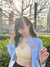 Arsis耳饰女自由搭配古巴耳钉女时尚饰品女耳环女生日送女友 镶锆链条C圈耳钉 实拍图