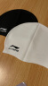 李宁 LI-NING长发硅胶防水游泳帽 男女士泳帽LSJK808白色 实拍图