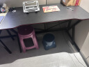 奥伦福特  电脑桌台式家用电竞游戏桌办公书桌简约书房写字桌子 碳纤维纹路单桌-120*60 升级款电竞桌 实拍图