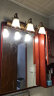 欧柏图 欧式镜前灯LED 浴室卫生间镜柜灯 梳妆台灯 免打孔创意化妆镜灯 3头配LED灯泡 实拍图