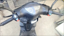 杰帆（JF）踏板摩托车125cc鬼火一代摩托车外卖踏板车燃油车助力车可上牌 黑色 标准款 实拍图