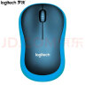 罗技（Logitech）M185鼠标 无线鼠标 办公鼠标 对称鼠标 黑色蓝边 带无线2.4G接收器 实拍图