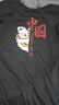 嘉晔长袖t恤女国潮打底衫圆领T恤秋季男女同款内搭上衣黑色长t 中国狮黑色 2XL 实拍图