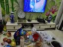loyo景德镇青花瓷花瓶陶瓷摆件插花瓶客厅复古瓷器中式家居装饰工艺品 大号-双鹿-鱼尾（单个价） 实拍图