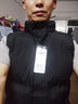 啄木鸟棉马甲男冬季情侣加厚大码外套青少年男生潮流百搭保暖背心坎肩装 黑色 M 【建议110-120斤斤】 实拍图
