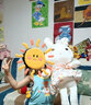 憨憨猪兔子玩偶小白兔兔毛绒玩具公仔布娃娃女孩睡觉抱枕生日礼物女生 粉色花布兔 80厘米 实拍图