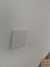 正泰(CHNT)开关插座墙壁面板家用86型面板四联单控开关NEW6C白色 实拍图