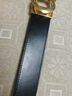 瑏带皮带不带头真皮腰带3.0适用于头层牛皮无头针扣奢侈品配件 黑/咖两用 光面（2.9/3.0八尾） 115cm 联系客服备注长度 实拍图