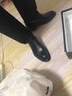 品牌商务正装皮鞋男休闲鞋英伦潮流新郎真皮内增高韩版结婚皮鞋男士冬季加绒加厚棉鞋男小码皮鞋37码 奈驷 黑色 37 实拍图