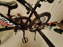 凤凰（Phoenix）山地自行车24/27速山地车26寸三套密封轴承碟刹新款公路越野男女 24寸-黑骑士 十刀一体轮 30速顺泰【三套密封轴承】 实拍图