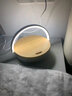 几光雕塑家蓝牙音箱无线充电高音质床头柜灯家用音乐礼盒高级小众男女生生日礼物化妆灯 无线充电蓝牙音箱-浅木纹 实拍图