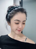向晚 带齿波浪发箍女刘海碎发整理神器发卡女高颅顶不勒头头箍 绿色  实拍图