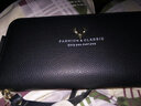 Fiat Lux 钱包女卡包女士长款拉链大容量手拿包时尚女式钱夹荔枝纹日韩手机包 黑色 实拍图