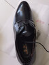 GENAI真皮正装皮鞋男士商务休闲鞋男鞋西装内增高尖头英伦大码鞋子男鞋 黑色_系带（冬季加绒保暖）棉鞋 42 (260mm) 实拍图