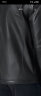 杉杉【头层绵羊皮】皮衣男四季款商务休闲上衣翻领挺括真皮夹克外套男 黑色(翻领款)-拍大一码 180/96A(52) 晒单实拍图