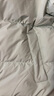 安踏速暖羽绒服 女冬季三防面包服保暖宽松立领时尚户外运动外套 香草米白/海沫青-2 XL (女175) 实拍图