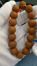 藏鸿阁 猴头小核桃手串原籽正圆矮桩土豪猴头雕刻文玩男女士单圈手串 猴头南瓜桩手持14mm 实拍图