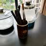 久堂黑檀茶道六君子黄铜功夫茶具配件茶筒泡茶工具6君子套装茶夹子刀 黑檀木荷趣-五君子（黑檀木）+黑檀木刷 实拍图