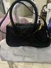 CHARLES&KEITH绗缝菱格手提单肩斜挎包女士生日礼物CK2-30270808 Black黑色 M 实拍图