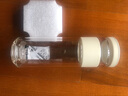 特美刻（TOMIC）玻璃杯双层高硼硅水杯男士茶水分离泡茶杯耐高温透明茶杯送爸爸 【304茶隔】白色 实拍图