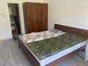 华南衣柜 全实木大衣柜中式简易平开门卧室家具简易衣橱 胡桃色主柜 3门 实拍图
